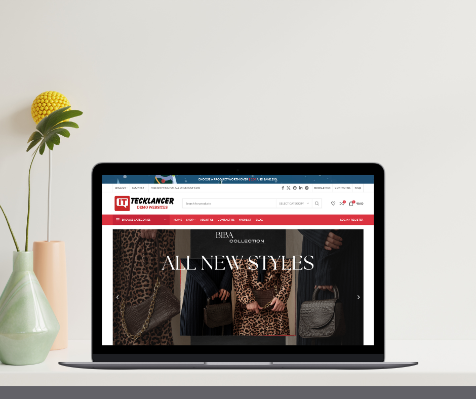 Multi-Store Ecommerce Website Image