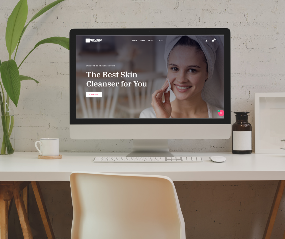 Beauty E-commerce Website Image